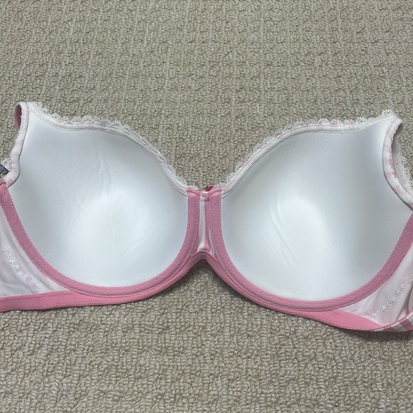 NWT Victoria’s Secret Signature Stripe Demi Buste Double Lined 38DD - Picture 10 of 12